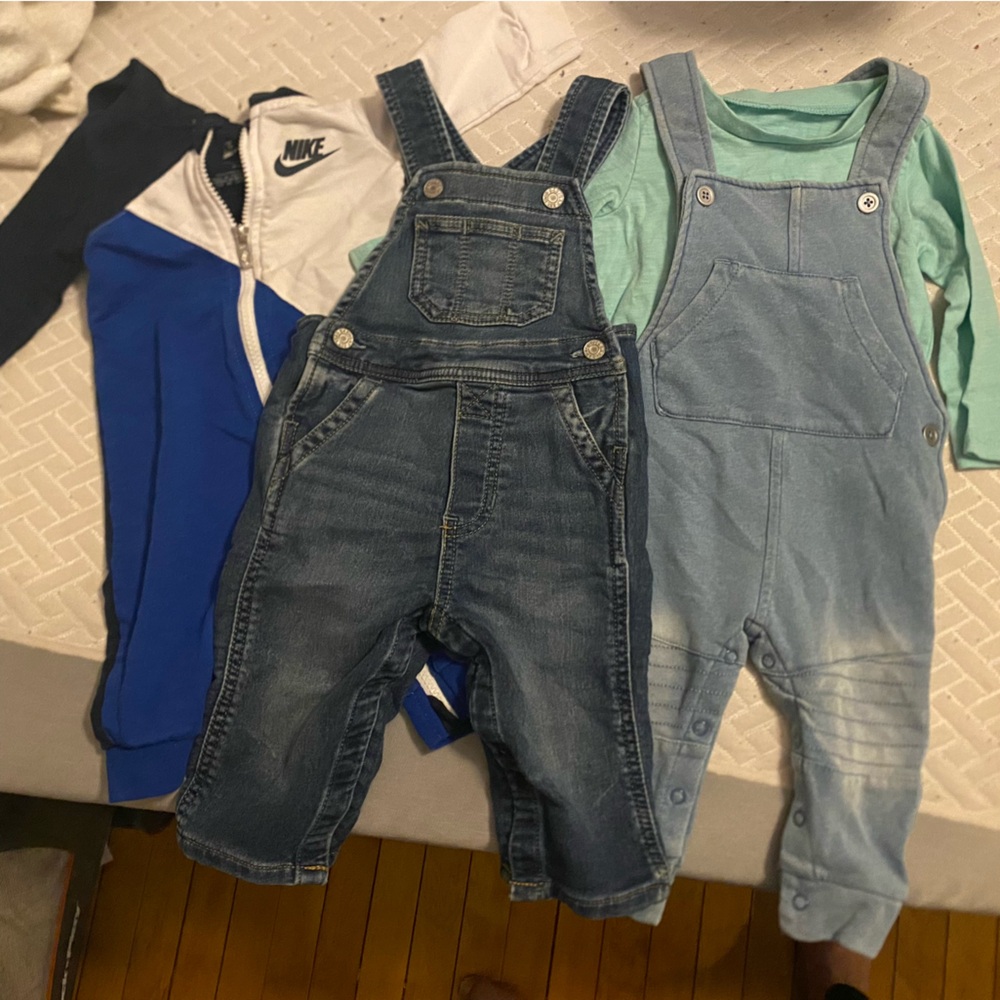 3 outfits! baby boy 6 month clothing!!